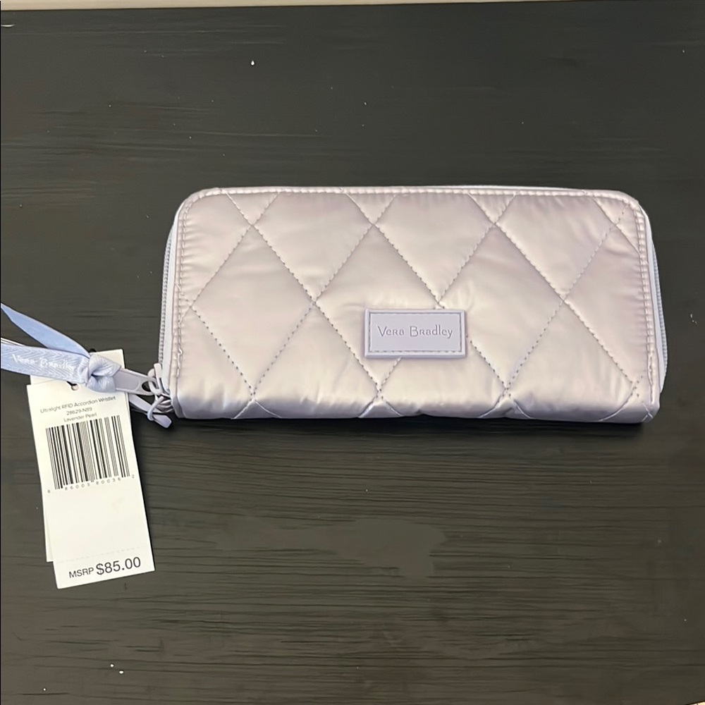 Vera Bradley Purple Quilted Wallet